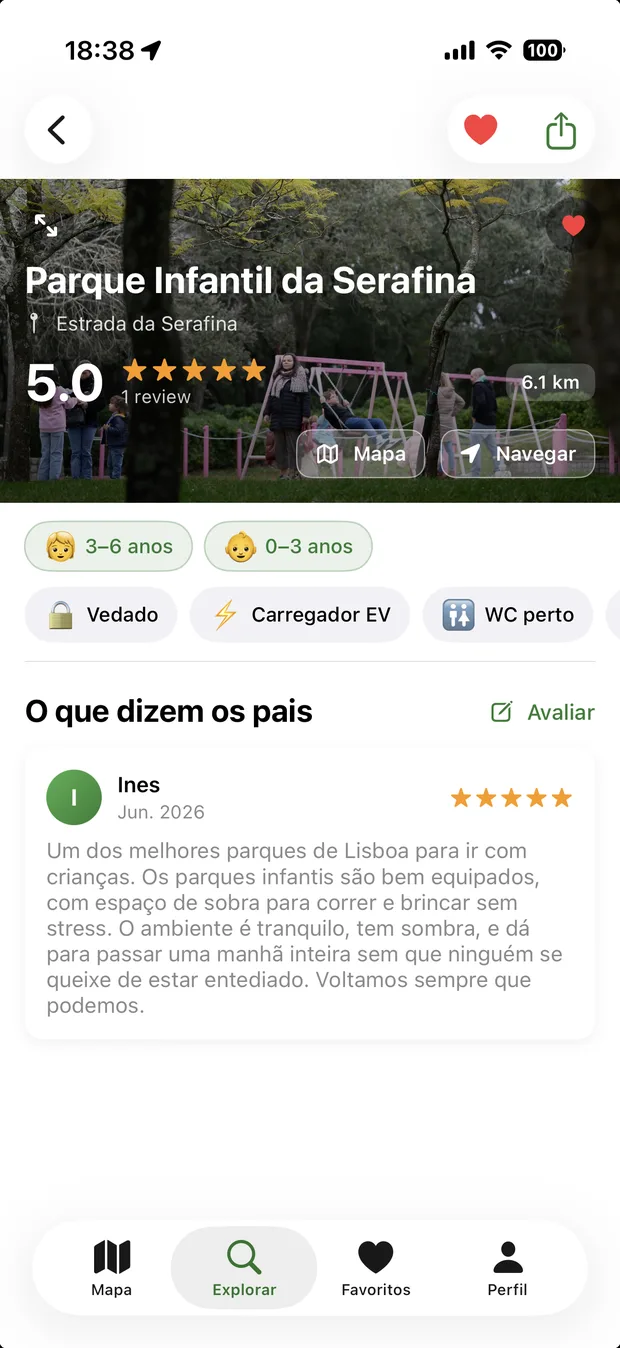 Detalhe do parque — foto, equipamentos e reviews